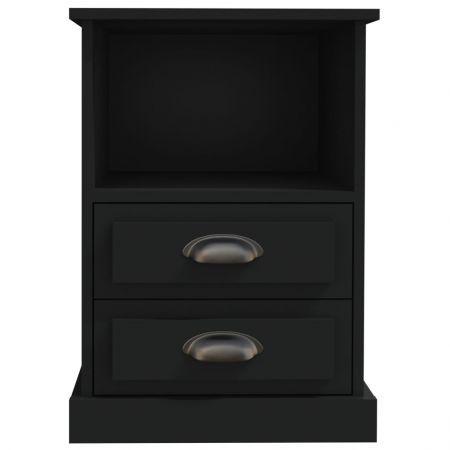 Bedside Cabinets 2 pcs Black 43x36x60 cm