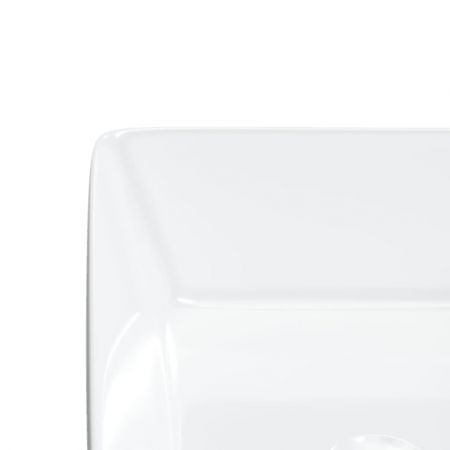 Wash Basin White 48x37x13 cm Ceramic Rectangle