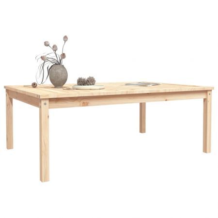 Garden Table 121x82.5x45 cm Solid Wood Pine