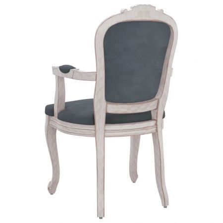 Dining Chairs 2 pcs Dark Grey 62x59.5x100.5 cm Velvet