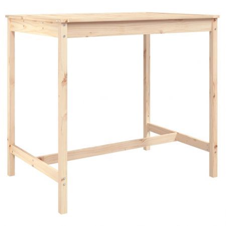 Garden Table 121x82.5x110 cm Solid Wood Pine