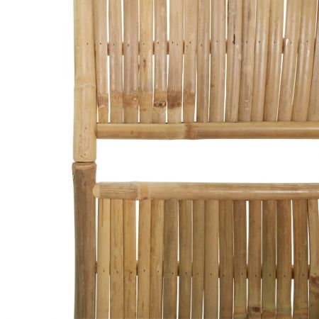 4-Panel Room Divider Bamboo 160x180 cm