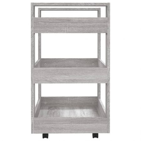 Kitchen Trolley Grey Sonoma 60x45x80 cm Engineered Wood