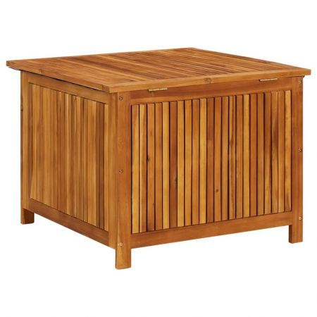 Garden Storage Box 75x75x58 cm Solid Wood Acacia