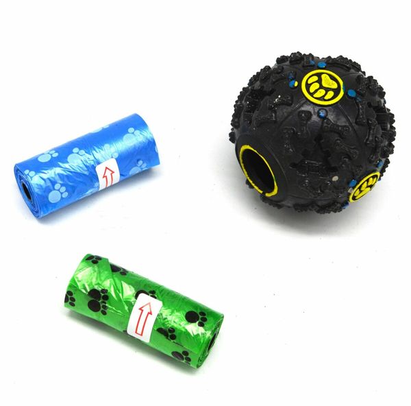 18 PCS Puppy Chew Toys for Fun and Teeth Cleaning Dog Squeak Toys Treat Dispenser Ball Tug of War Toys Puppy Teething Toys