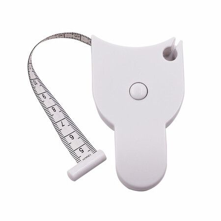 Body Tape Measure Self-Locking,Retractable Automatic Telescopic Tape Measure,150cm Locking Pin and Retractable Button,Tape Measure Body,Weight Loss Tape Measure