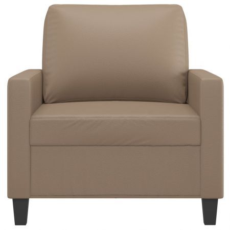 Sofa Chair Cappuccino 60 cm Faux Leather