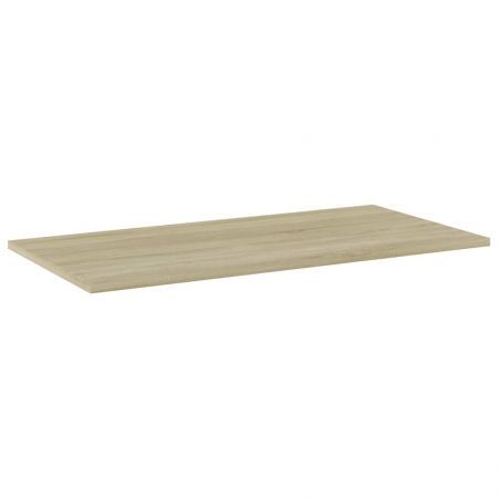 Bookshelf Boards 4 pcs Sonoma Oak 80x40x1.5 cm Engineered Wood