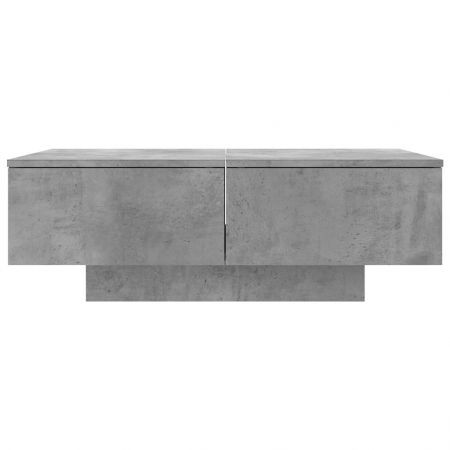 Coffee Table Concrete Grey 90x60x31 cm Engineered Wood