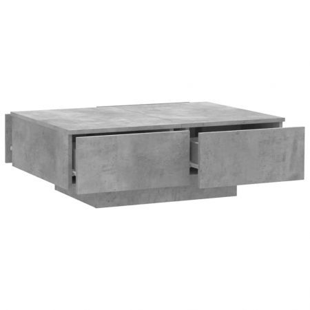 Coffee Table Concrete Grey 90x60x31 cm Engineered Wood