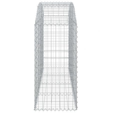 Arched Gabion Basket 200x50x100/120 cm Galvanised Iron