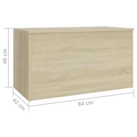 Storage Chest Sonoma Oak 84x42x46 cm Engineered Wood