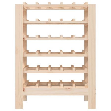 Wine Rack 61.5x30x82 cm Solid Wood Pine