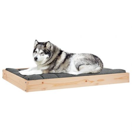 Dog Bed 101.5x74x9 cm Solid Wood Pine