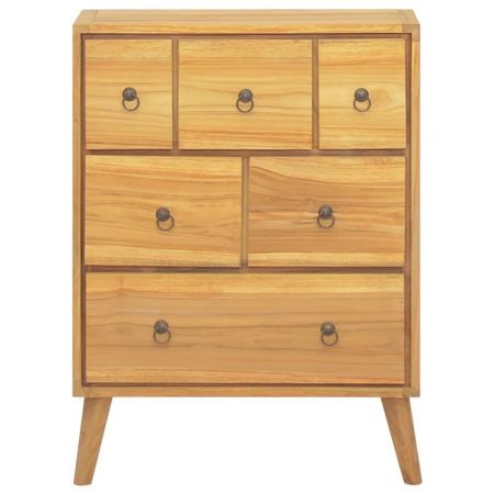 Chest of Drawers 56x30x80 cm Solid Wood Teak