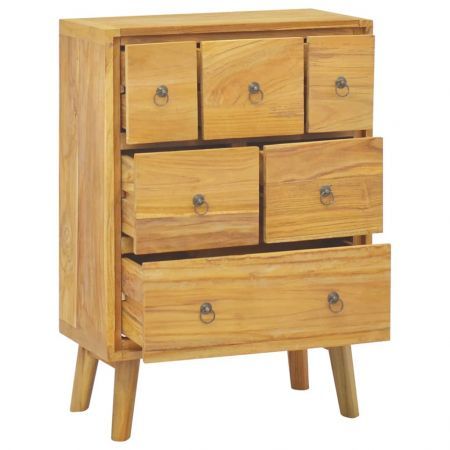 Chest of Drawers 56x30x80 cm Solid Wood Teak