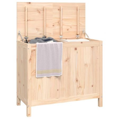 Laundry Box 88.5x44x76 cm Solid Wood Pine