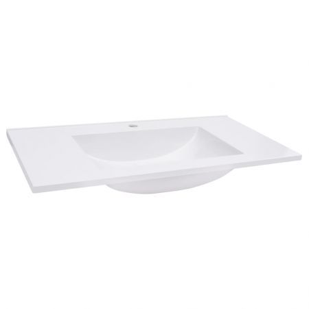 Built-in Wash Basin 800x460x130 mm SMC White