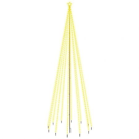 Christmas Tree with Spike Warm White 732 LEDs 500 cm