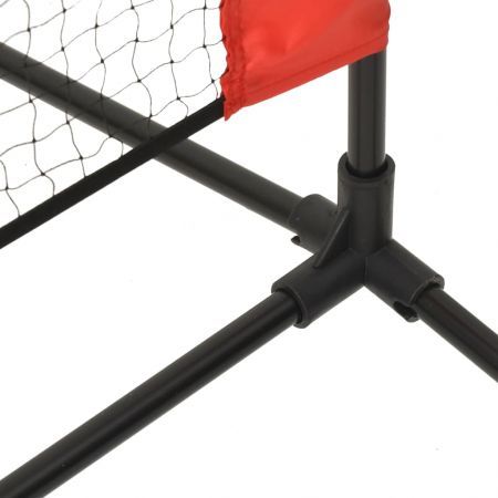 Tennis Net Black and Red 400x100x87 cm Polyester