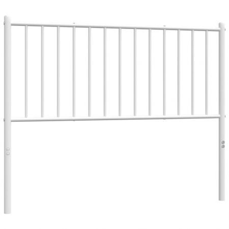 Metal Headboard White 107 cm