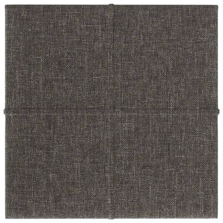 Wall Panels 12 pcs Dark Grey 30x30 cm Fabric 1.08 m²