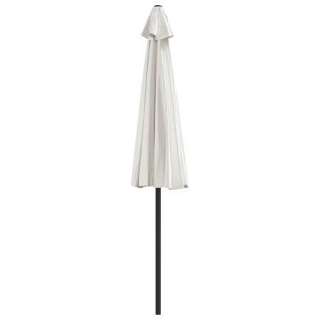 Balcony Parasol with Aluminium Pole Sand 270x144 cm Half