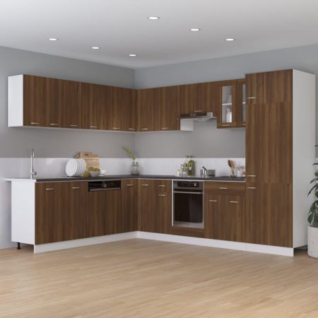 Kitchen Cabinet Brown Oak 75.5x75.5x80.5 cm Engineered Wood