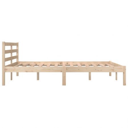 Bed Frame Solid Wood Pine 137x187 Double Size