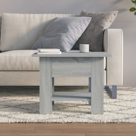 Coffee Table Grey Sonoma 55x55x42 cm Engineered Wood