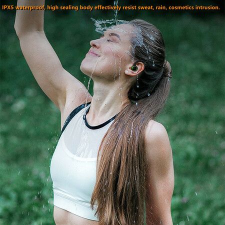 TWS Bluetooth 5.3 Wireless Earbuds HiFi Headphones Over-Ear Headset Sports Waterproof Built-in Microphone LED Display