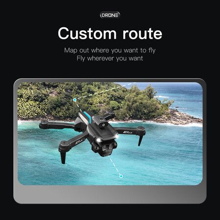 Triple-Camera Drone 4K HD Optical Flow Positioning 360° Obstacle Avoidance Foldable Quadcopter Wifi FPV 3 batteries