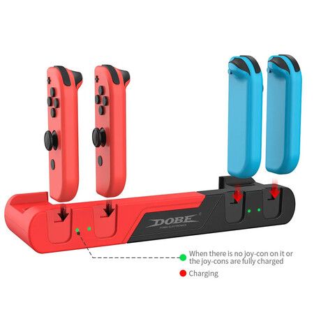 Charger Dock for Nintendo Switch Joy-Con Charging Station Holder for Nintendo Switch OLED Game Console Accessories