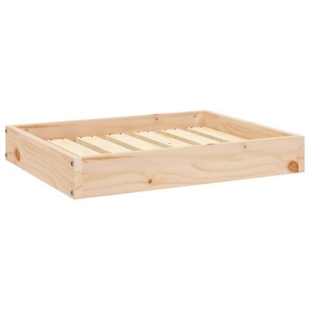 Dog Bed 61.5x49x9 cm Solid Wood Pine