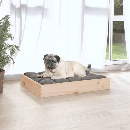 Dog Bed 61.5x49x9 cm Solid Wood Pine