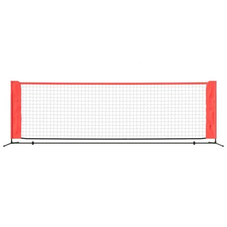 Tennis Net Black and Red 300x100x87 cm Polyester