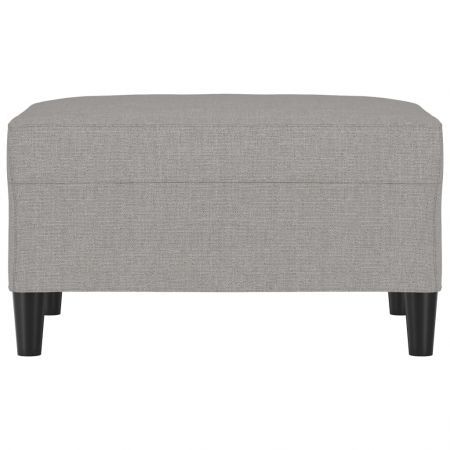 Footstool Light Grey 70x55x41 cm Fabric