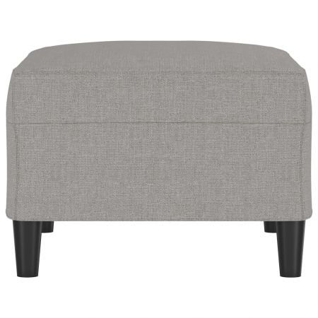 Footstool Light Grey 70x55x41 cm Fabric