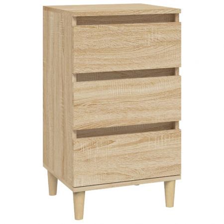 Bedside Cabinet Sonoma Oak 40x35x70 cm Engineered Wood