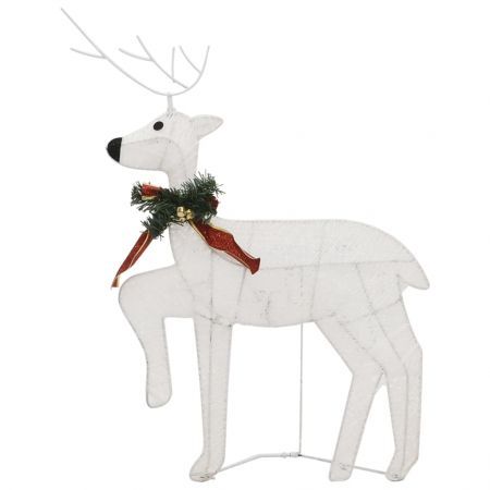 Reindeer & Sleigh Christmas Decoration 60 LEDs Outdoor White