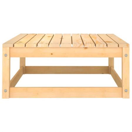 Garden Footstool 70x70x30 cm Solid Pinewood