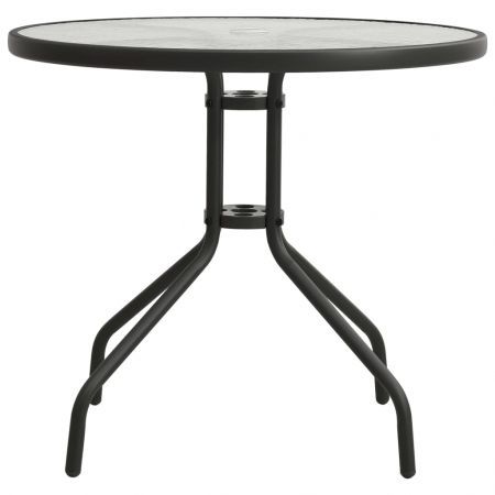 Bistro Table Anthracite Ø80x71 cm Steel