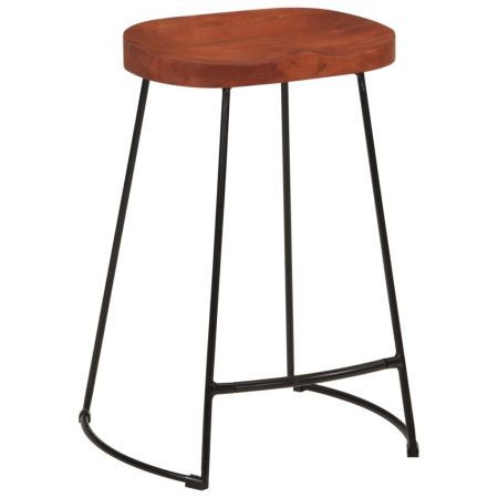 Gavin Bar Stools 2 pcs 45x40x63 cm Solid Wood Mango