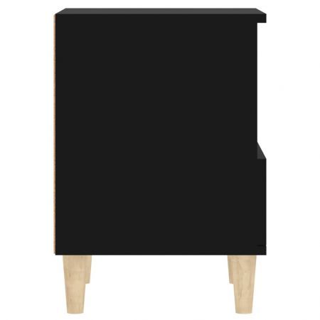 Bedside Cabinets 2 pcs Black 40x35x50 cm