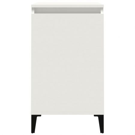 Bedside Cabinet White 40x35x70 cm Engineered Wood