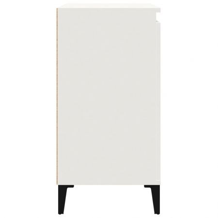 Bedside Cabinet White 40x35x70 cm Engineered Wood