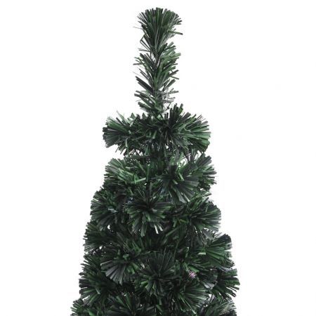 Artificial Slim Christmas Tree with Stand 120 cm Fibre Optic