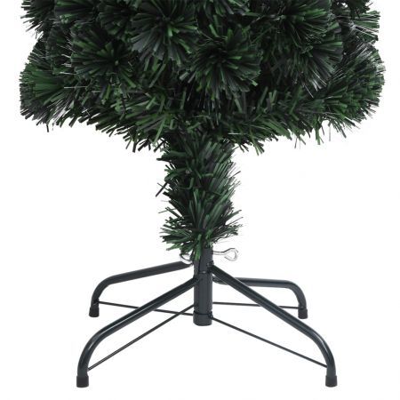 Artificial Slim Christmas Tree with Stand 120 cm Fibre Optic