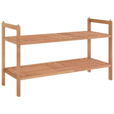 Shoe Rack 69x27x41 cm Solid Wood Walnut