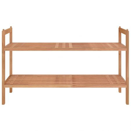 Shoe Rack 69x27x41 cm Solid Wood Walnut